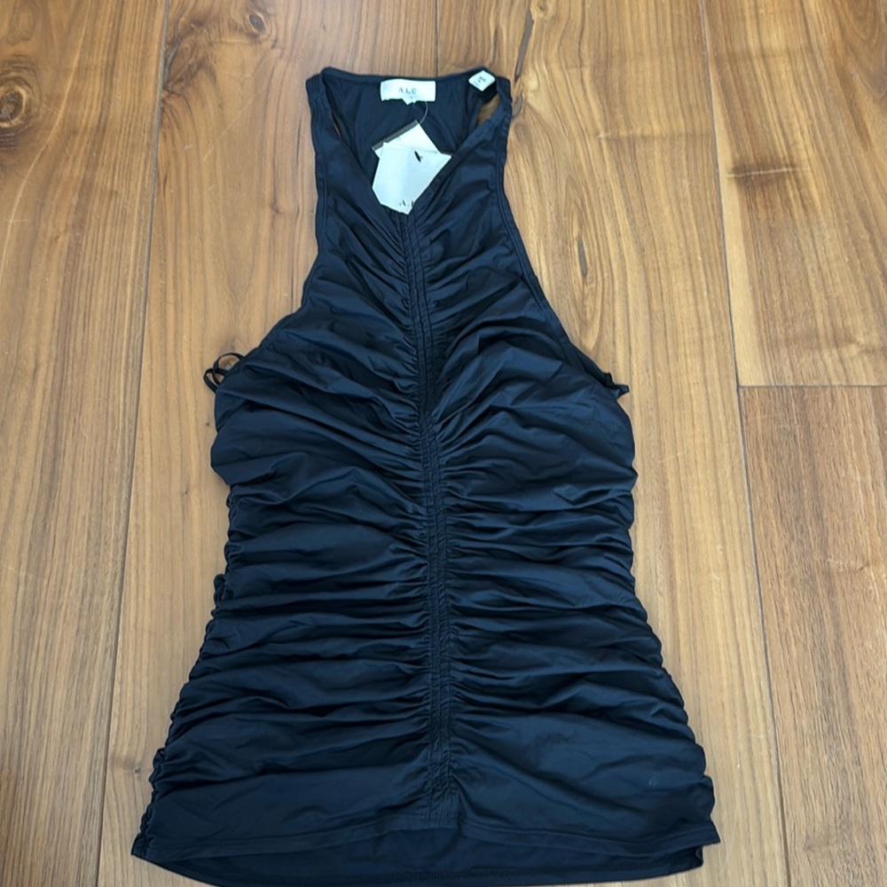 ALC ADLEY RUCHED Sleeveless Top  TANK Size small S NWT - Picture 4 of 8